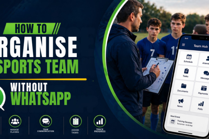 How to Organise a Sports Team Without WhatsApp