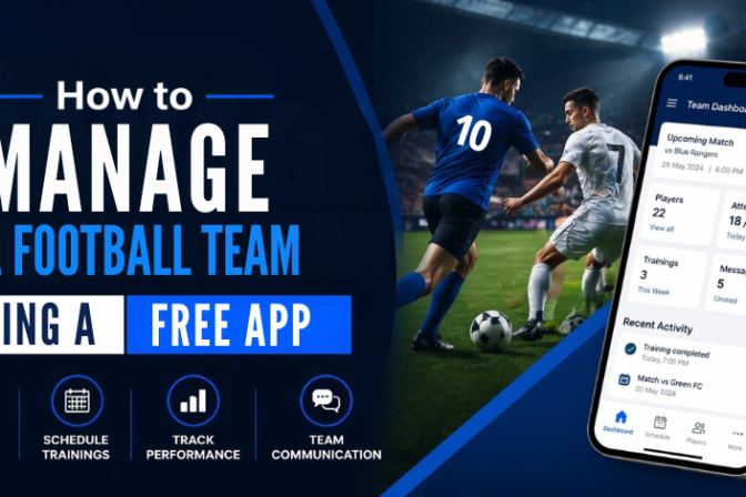 How to Manage a Football Team Using a Free App