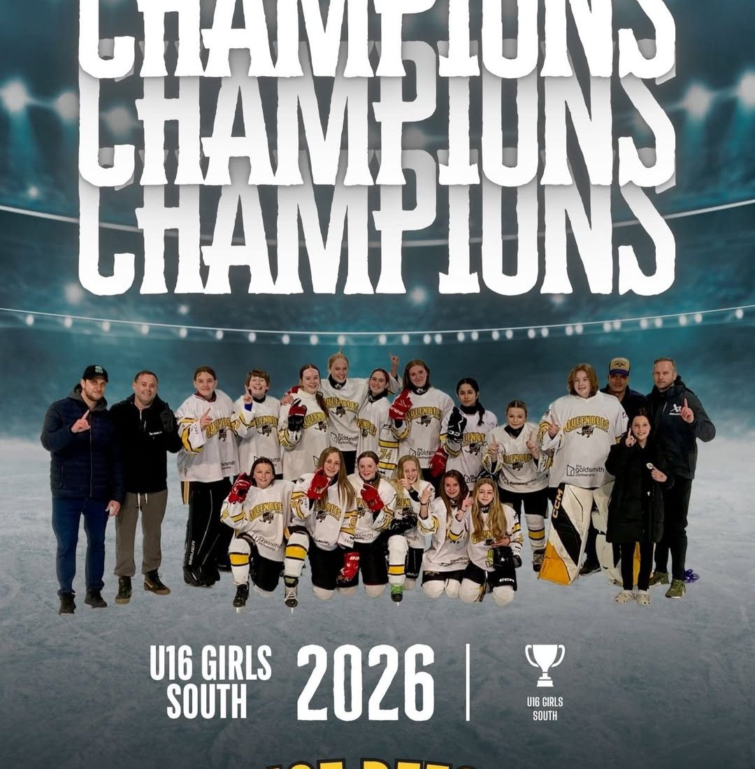 The Ice Bees are the league CHAMPIONS