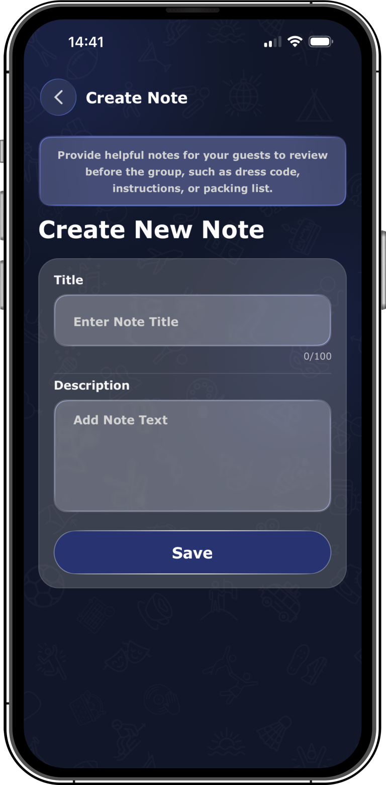 Give Your Group All the Information They Need