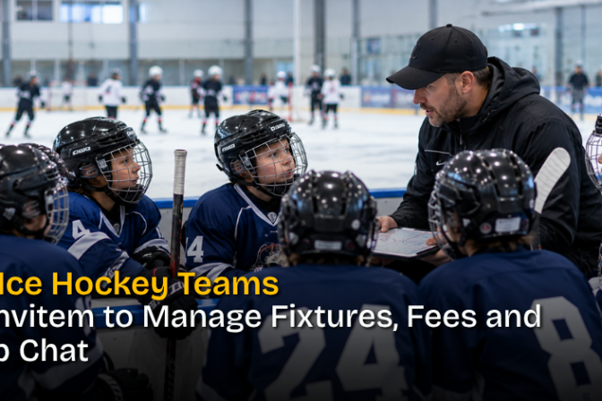 How Ice Hockey Teams Use Invitem to Manage Fixtures, Fees and Group Chat